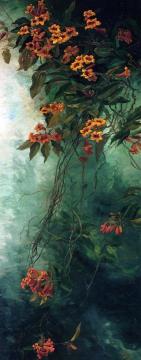 Trumpet Creeper Artwork by Abby Williams Hill