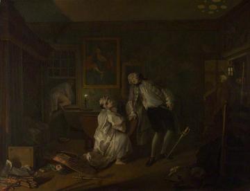 Marriage a la Mode:  The Bagnio Artwork by William Hogarth