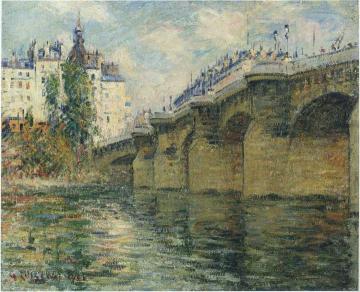 Pont Neuf Artwork by Gustave Loiseau