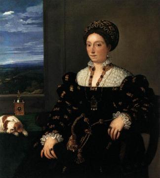 Portrait of Eleonora Gonzaga della Rovere Artwork by Titian