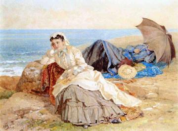 Seaside Reflections Artwork by Albert Fitch Bellows