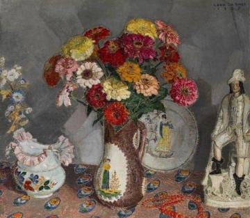 A Vase of Flowers Artwork by Leon De Smet
