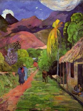 Road In Tahiti Artwork by Paul Gauguin