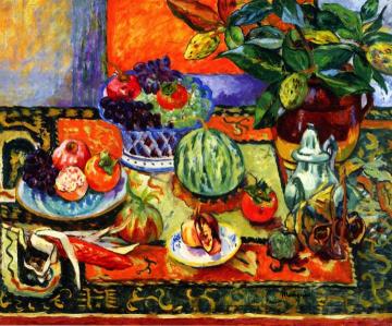 Still Life With Magnolia Artwork by Henri Manguin