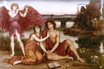 Love's Passing Artwork by Evelyn de Morgan