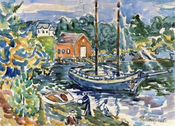 The Cove Artwork by Maurice Prendergast