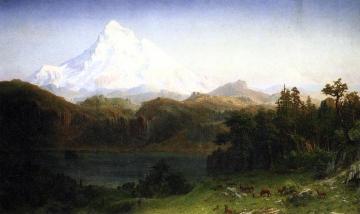 Mount Hood, Oregon Artwork by Albert Bierstadt