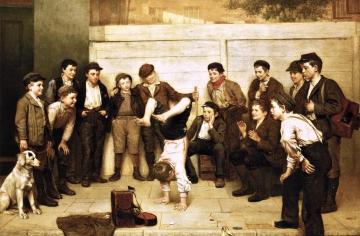 Heels over Head Artwork by John George Brown