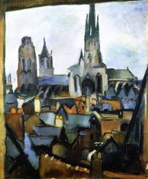 Rouen Cathedral Artwork by Emile-othon Friesz