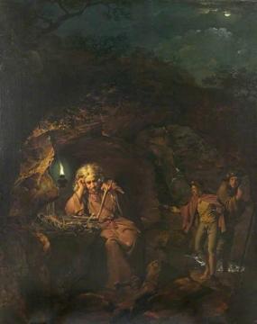 A Philospher By Lamplight Artwork by Joseph Wright of Derby