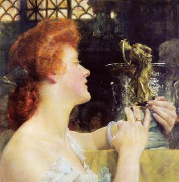 The Golden Hour Artwork by Sir Lawrence Alma Tadema