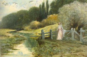 Jeune Femme A Reveillon Artwork by Georges Jules Victor Clairin