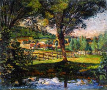 Pond With Willows, Ili-de-france Artwork by Armand Guillaumin