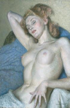 Sleeping Nude Artwork by Dame Laura Knight