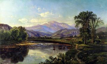 Mount Washington And The Saco River Artwork by Edmund Darch Lewis