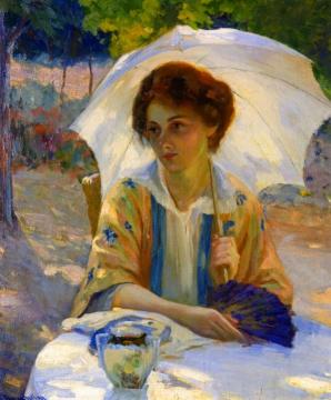 A Lonely Tea Party Artwork by Jean Mannheim