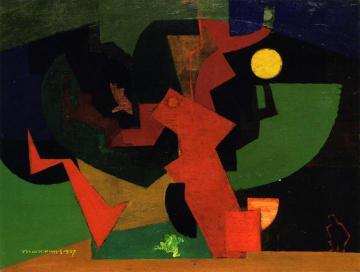 Nuit II Artwork by Louis Marcoussis