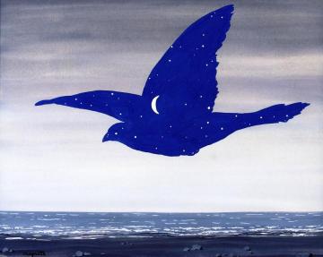 Le Baiser Artwork by Rene Magritte