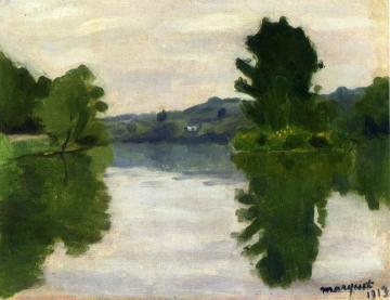 The Marne at the Park Saint-Maur Artwork by Albert Marquet