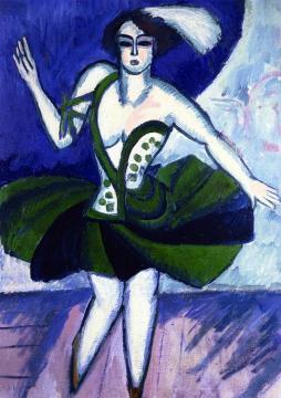 The Russian Dancer Mela Artwork by Ernst Ludwig Kirchner