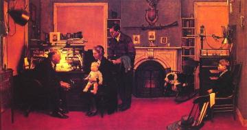 Norman Rockwell Visits A Country Doctor Artwork by Norman Rockwell