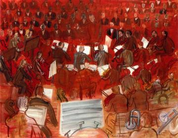 The Conductor Artwork by Raoul Dufy