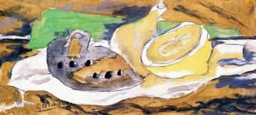 Lemon, Okarina And Fig Artwork by Georges Braque
