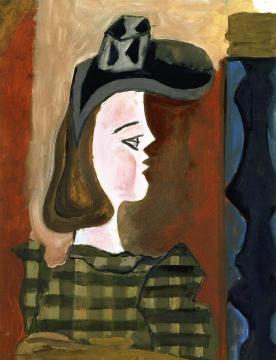 Profile of a Woman in a Hat Artwork by Georges Braque
