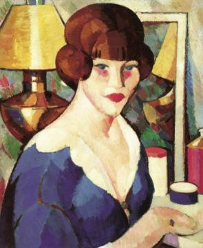 At The Dressing Table Artwork by John Duncan Fergusson
