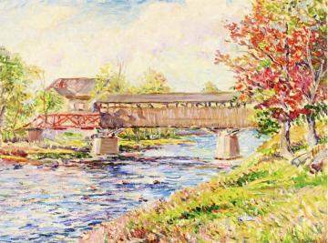 Galeville Bridge, New York Artwork by Reynolds Beal