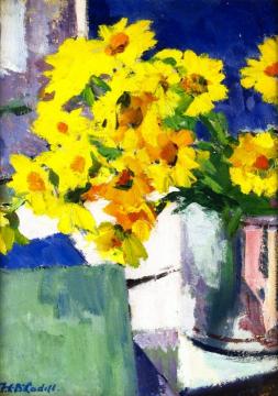 Corn Marigolds Artwork by Francis Campbell Boileau Cadell