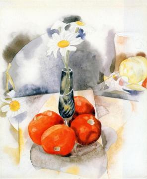 Daisies and Tomatoes Artwork by Charles Demuth