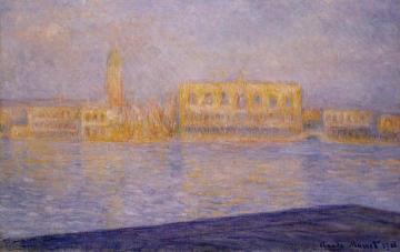 The Doges' Palace Seen from San Giorgio Maggiore Artwork by Claude Oscar Monet