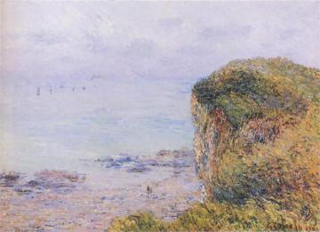 Cliffs of Puy Artwork by Gustave Loiseau