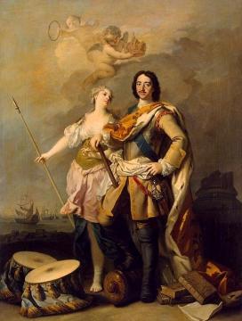 Peter The Great With Minerva Artwork by Jacopo Amigoni