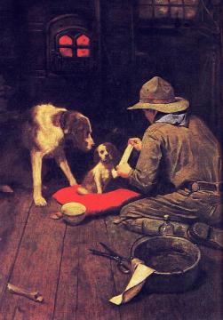 A Good Scout Artwork by Norman Rockwell