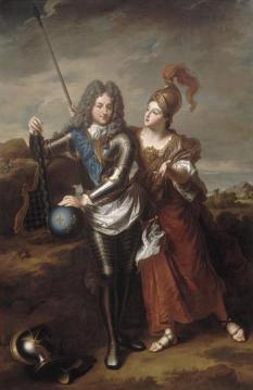 Philippe D'orléans As Regent Of France With His Mistress Marie-thérèse De Parabère As Minerva Artwork by Jean-Baptiste Santerre