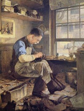 The Shoemaker Artwork by Jefferson David Chalfant