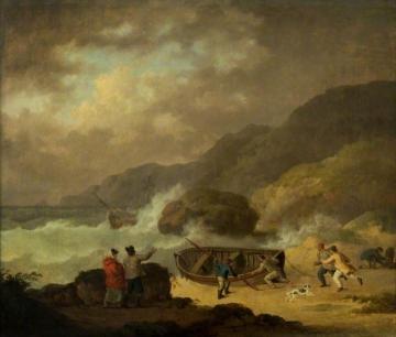 Storm and Wreck Artwork by George Morland