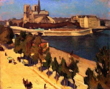 The Apse of Notre Dame Artwork by Albert Marquet