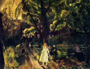 Gramercy Park Artwork by George Wesley Bellows