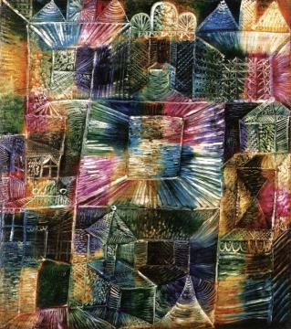 Kiosk - Architecture Artwork by Paul Klee