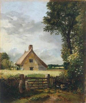 A Cottage in a Cornfield Artwork by John Constable