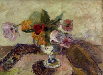 Summer Bouquet and Clogs Artwork by Paul Gauguin