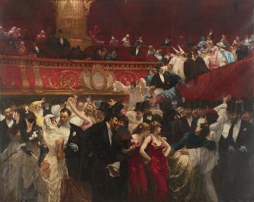 The Masked Ball Artwork by Charles Hermans