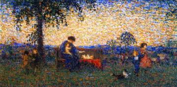 Allegro Giocoso Artwork by Augustus Vincent Tack