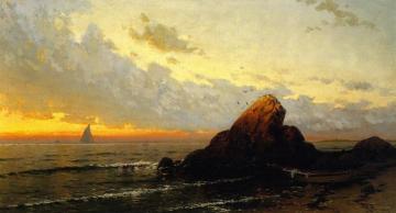 Seascape: Sunset Artwork by Alfred Thompson Bricher