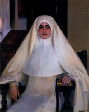 Monja Artwork by Ramon Casas i Carbó
