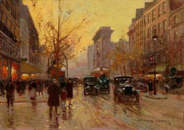 Porte St. Denis Artwork by Edouard Léon Cortes