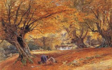 Burnham Beeches Artwork by Myles Birket Foster